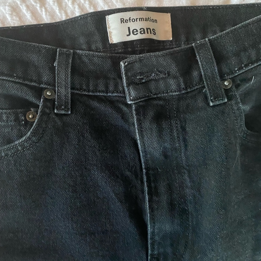 Reformation Lisa High Straight Crop - Picture 7 of 9
